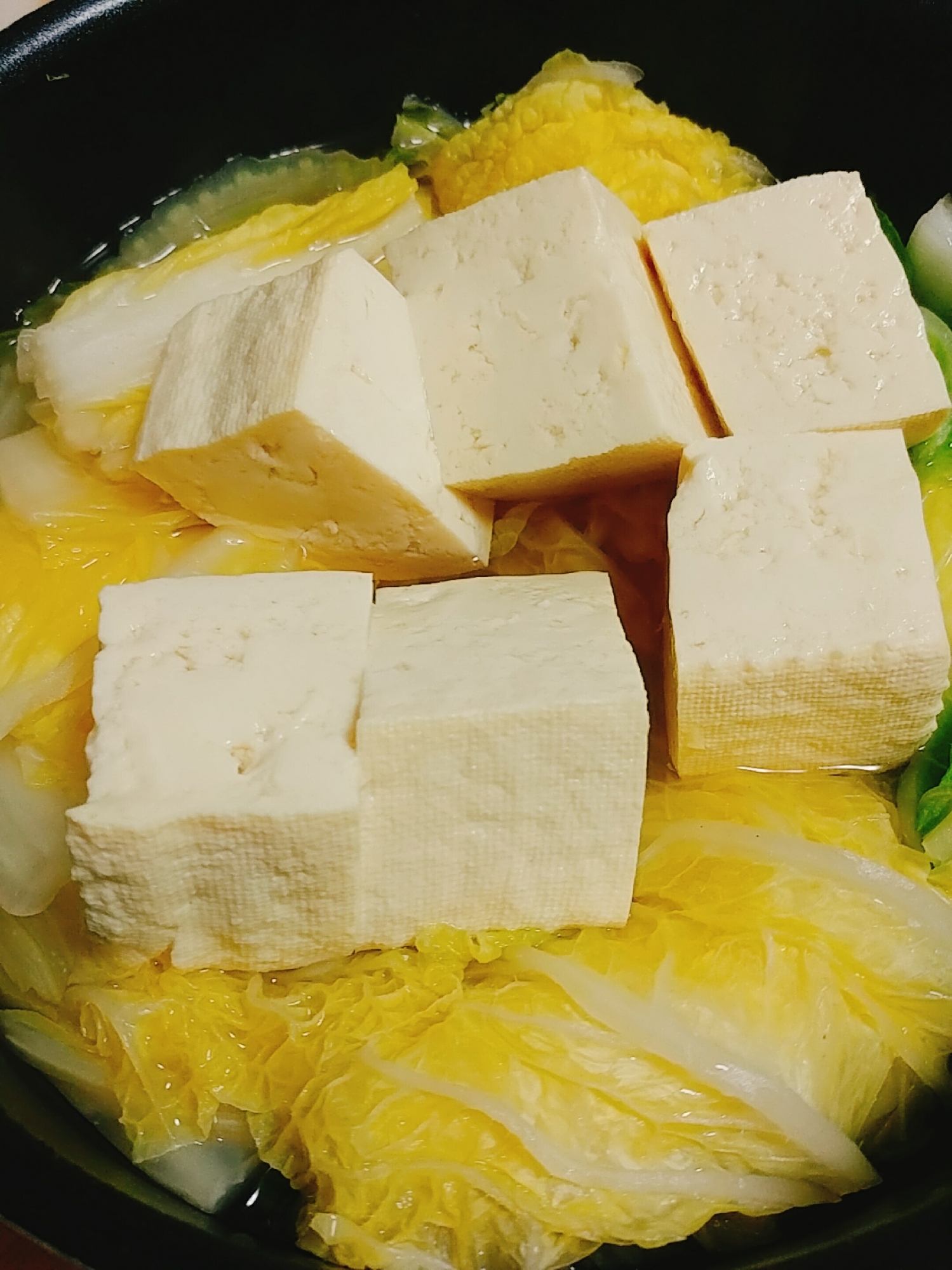 白菜湯豆腐