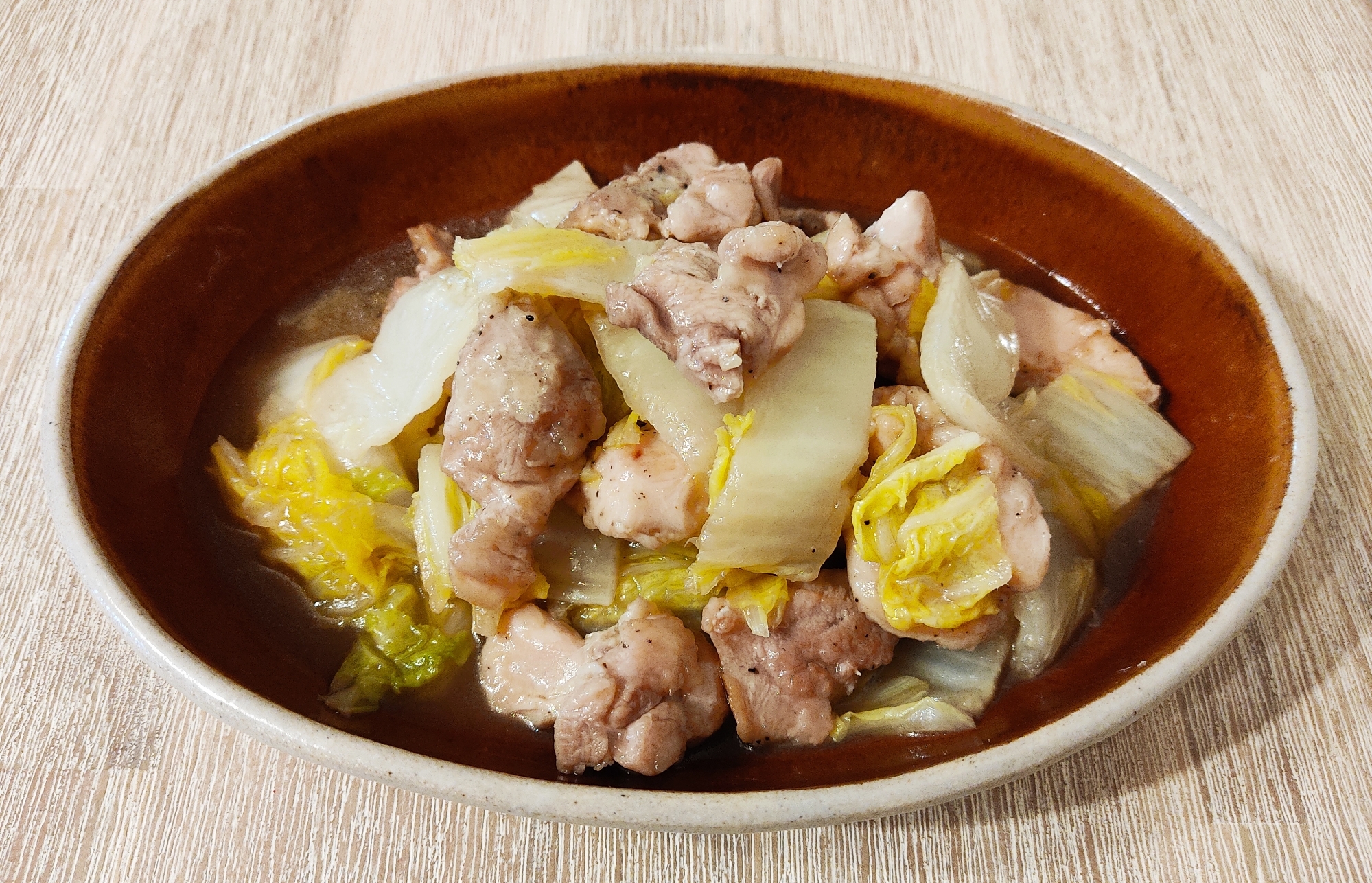 優しい味☆白菜と鶏肉の和風とろとろ煮