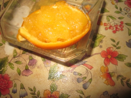 冷たく冷やして”オレンジ丸ごとシャーベット”