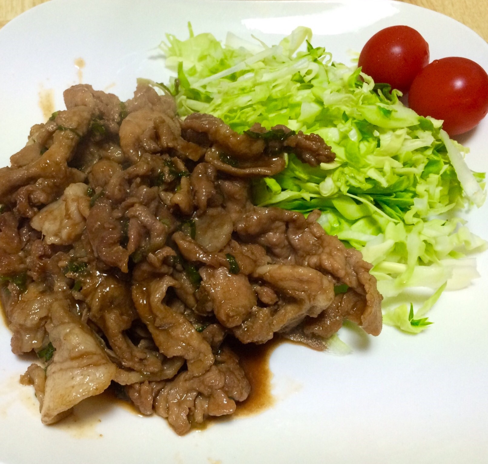 ご飯がすすむ！だし醤油で豚肉の生姜焼き