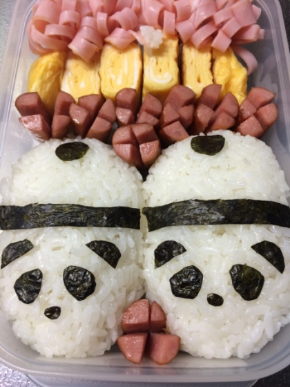 キャラ弁！癒し系☆ダラパンダ弁当。