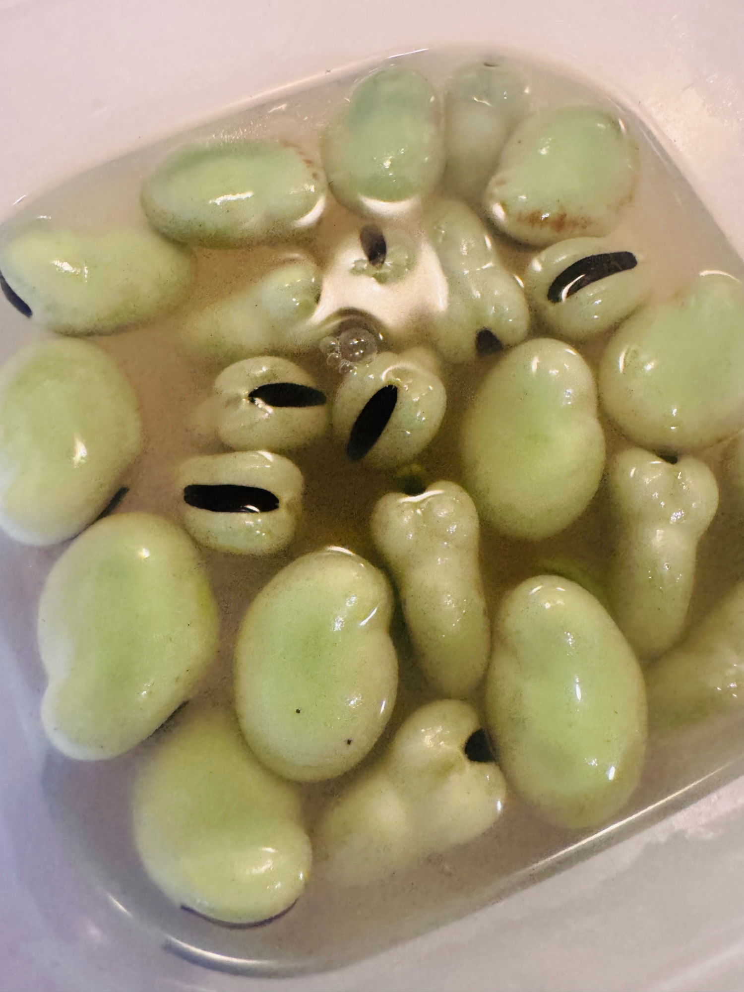 旬！そら豆の出汁煮