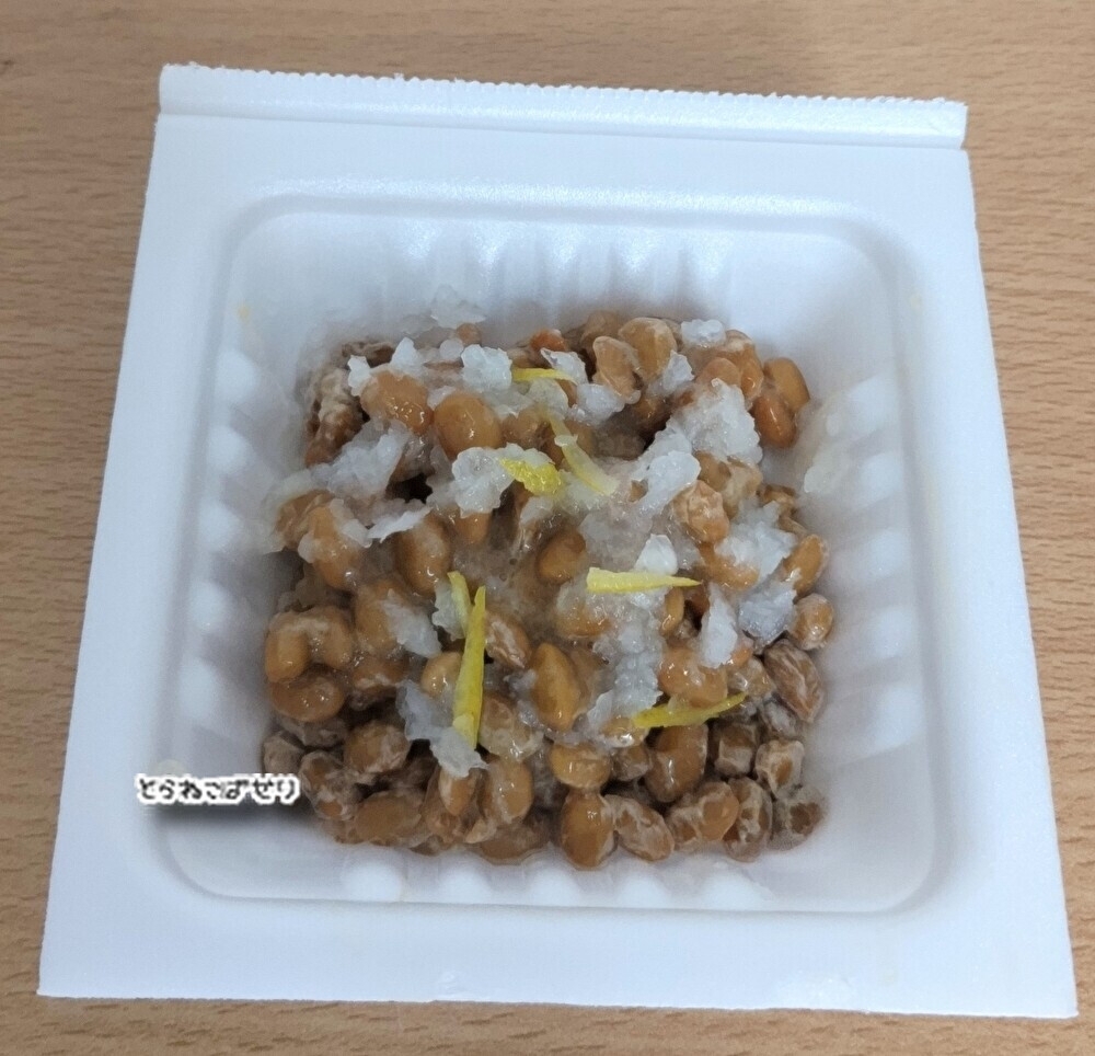 ゆずと大根おろし入り納豆