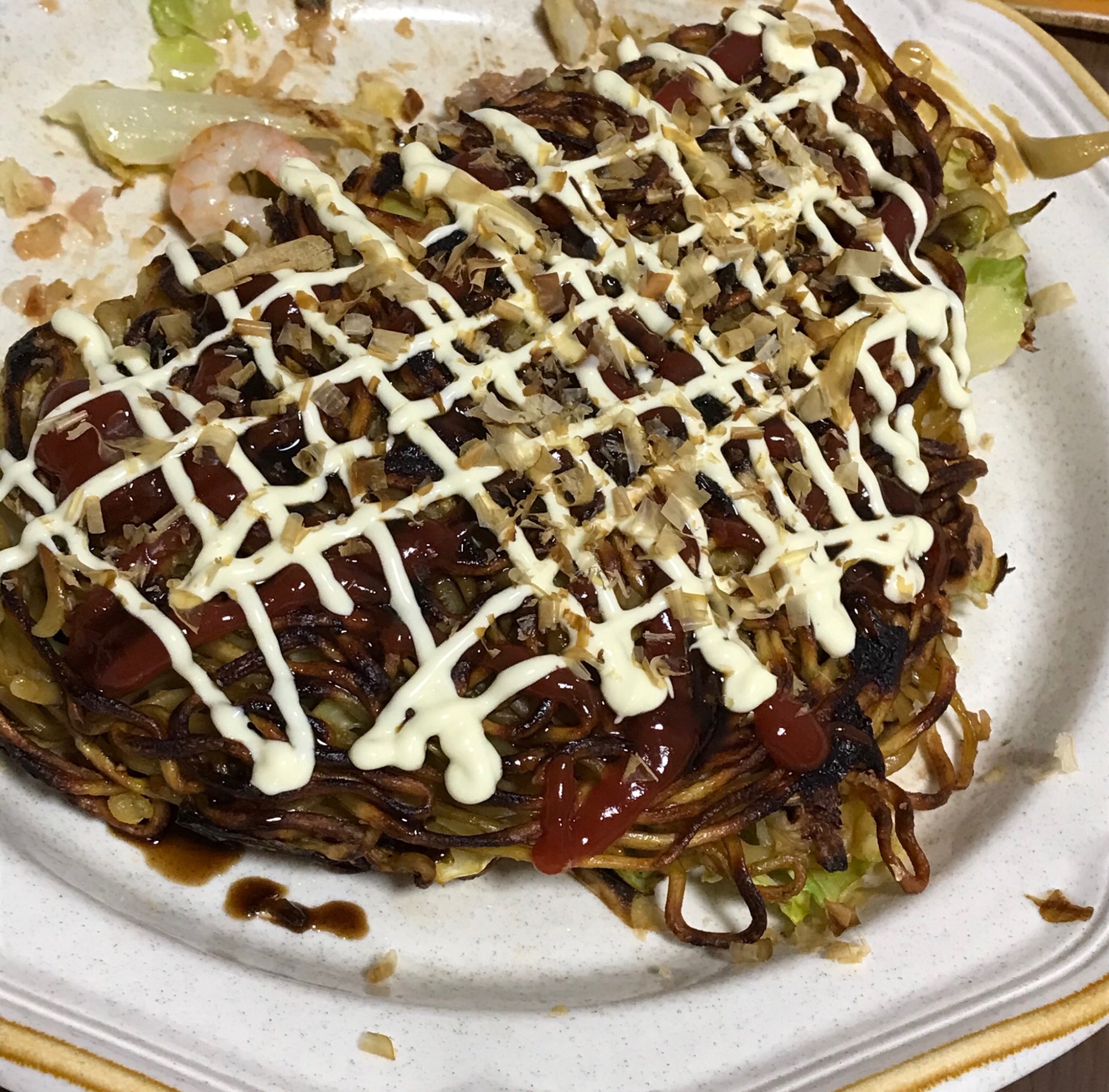 シーフードお好み焼き