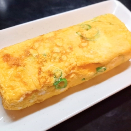 ネギとチーズの卵焼き♡