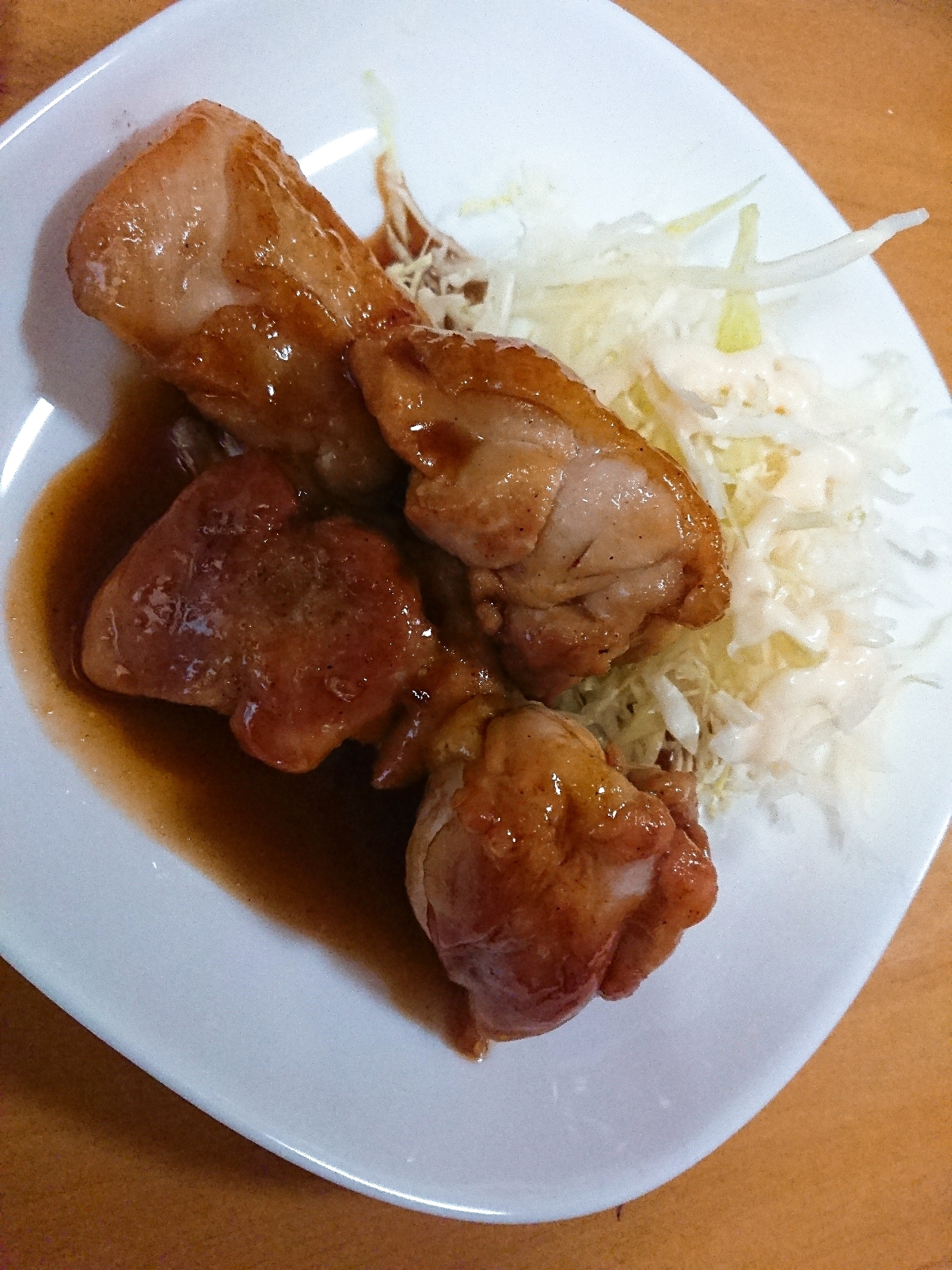 蜂蜜入り甘辛照り焼きチキン レシピ 作り方 By じゃが塩 楽天レシピ