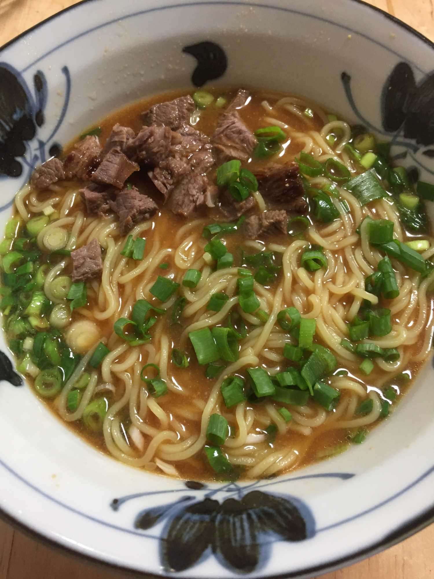 牛肉味噌炒めラーメン