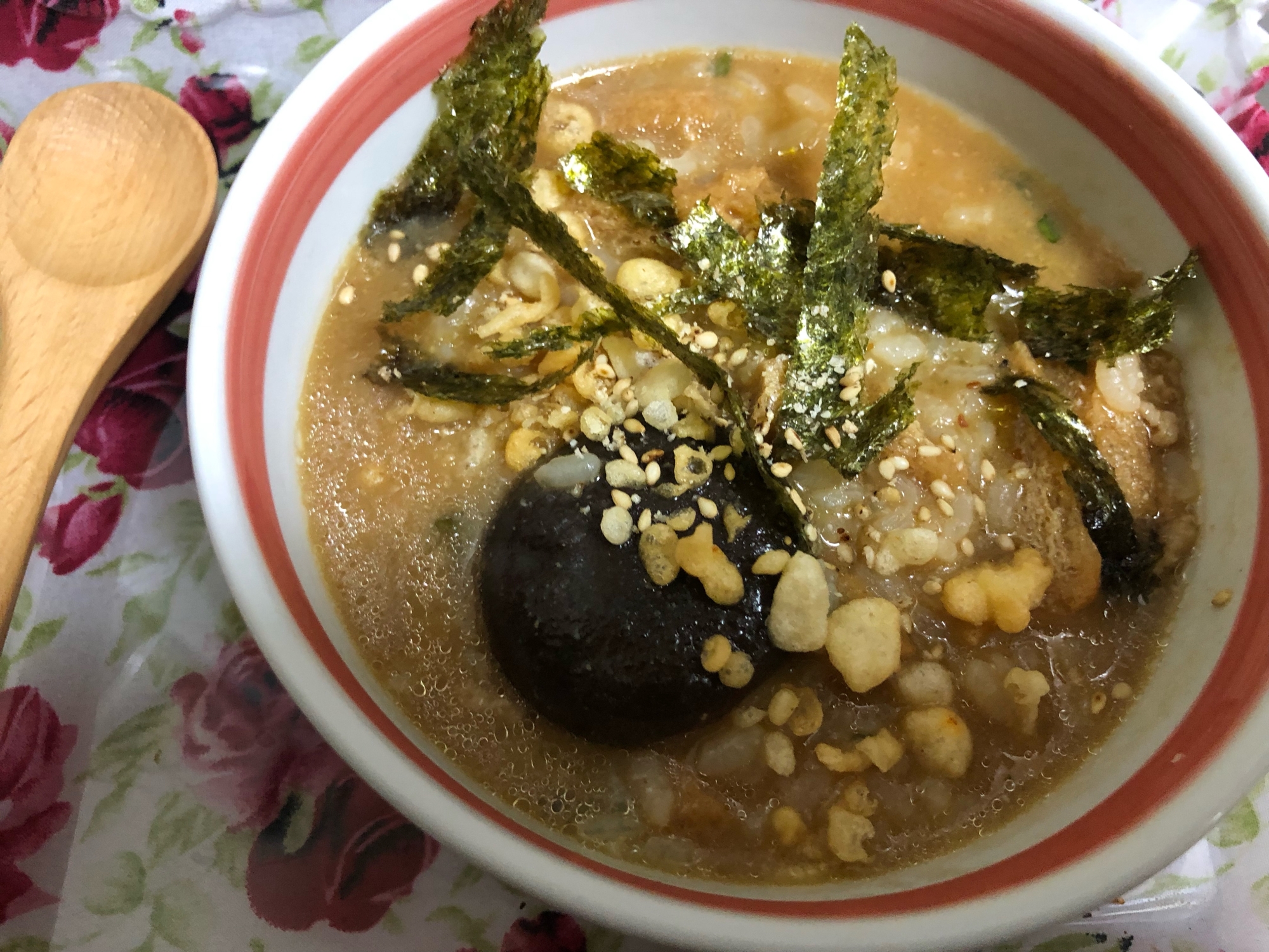 醤油鍋にちょい足し♡あったか雑炊♡西のまるごと鍋