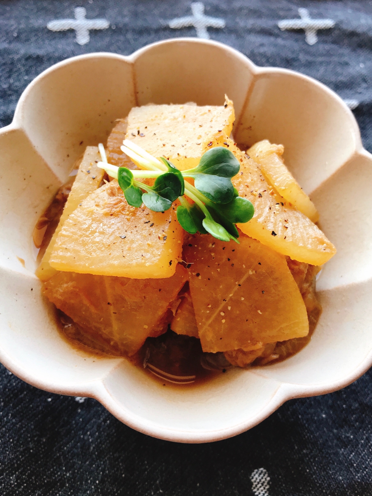 レンジでこくうま ツナと大根の煮物 レシピ 作り方 By にこばやし 楽天レシピ