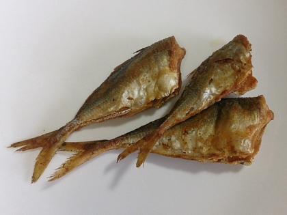 カラッと 塩 片栗粉 油だけの簡単小鯵のから揚げ レシピ 作り方 By Raka1978 楽天レシピ