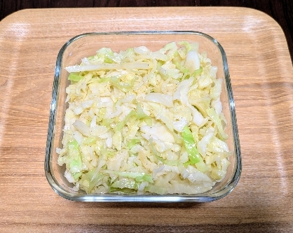 キャベツだけ炒め