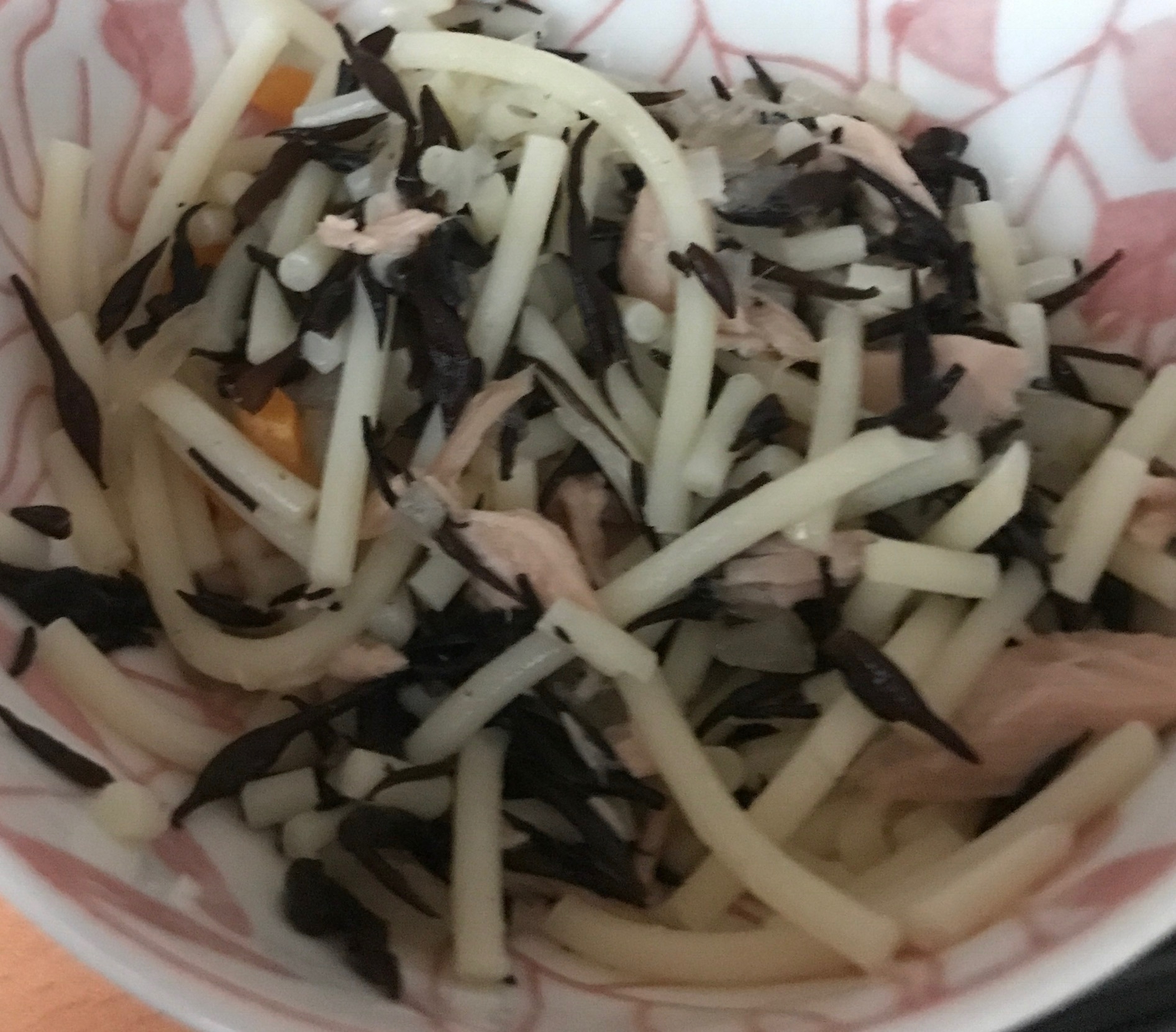 離乳食☆中期〜ひじきとツナのパスタ