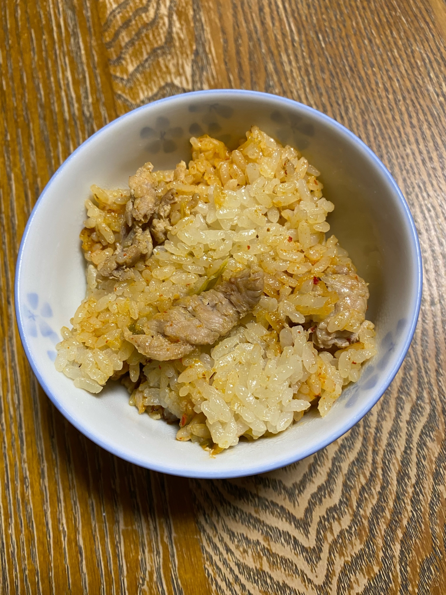 豚キムチ丼より美味しい！豚キムチ炊き込みご飯