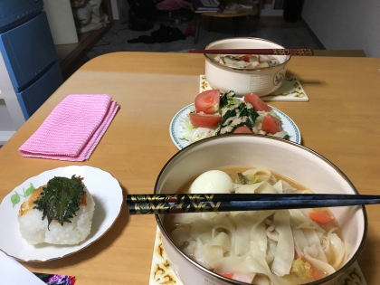 簡単☆ ほうとううどんもどき