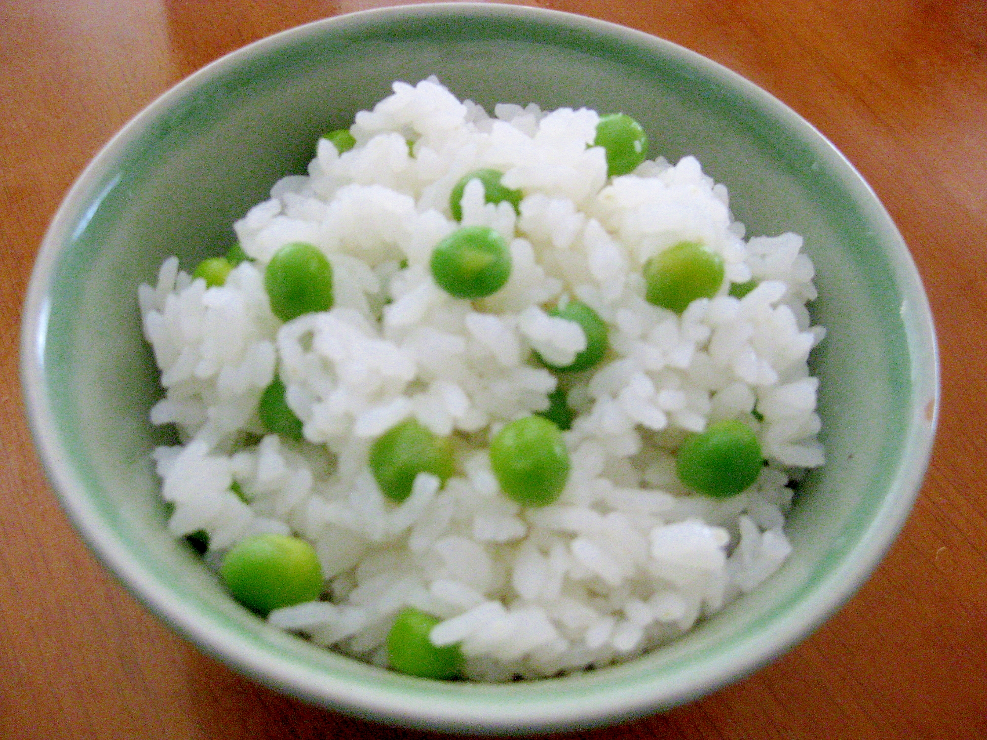 ふっくら美味しい！グリンピースご飯♪