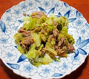 タレが美味しい豚肉のキャベツ炒め