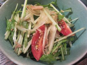 水菜の中華サラダ