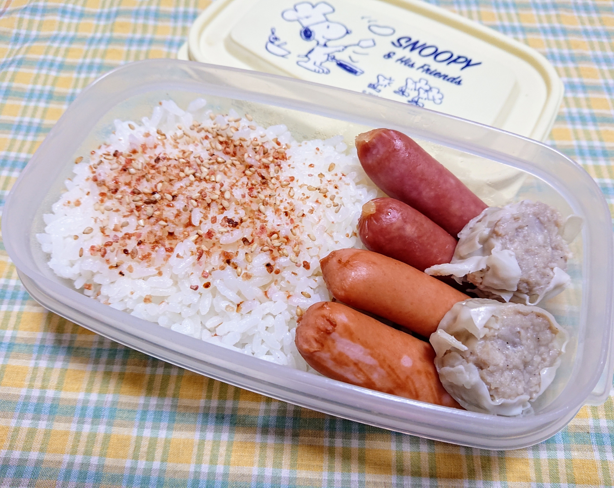 よく見たらこだわりを感じるウインナータッパ弁当