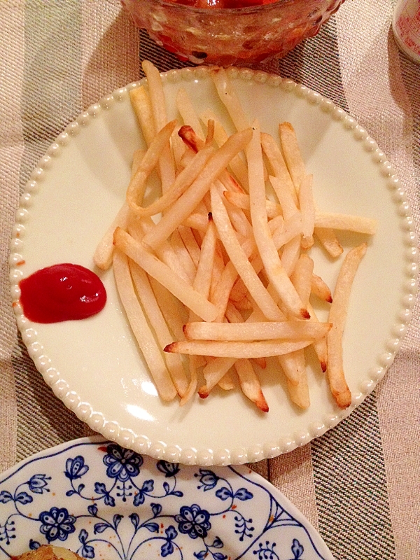 魚焼きグリルで☆冷凍フライドポテト