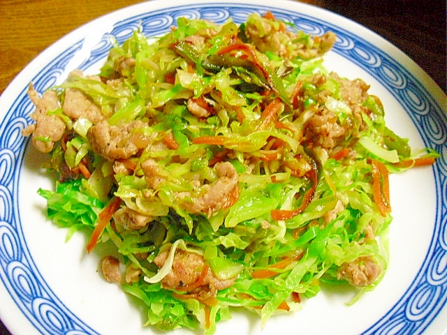 千切りキャベツ炒め レシピ 作り方 By Happy Yu 楽天レシピ 千切りキャベツ炒め レシピ 作り方 By Happy Yu 楽天レシピ