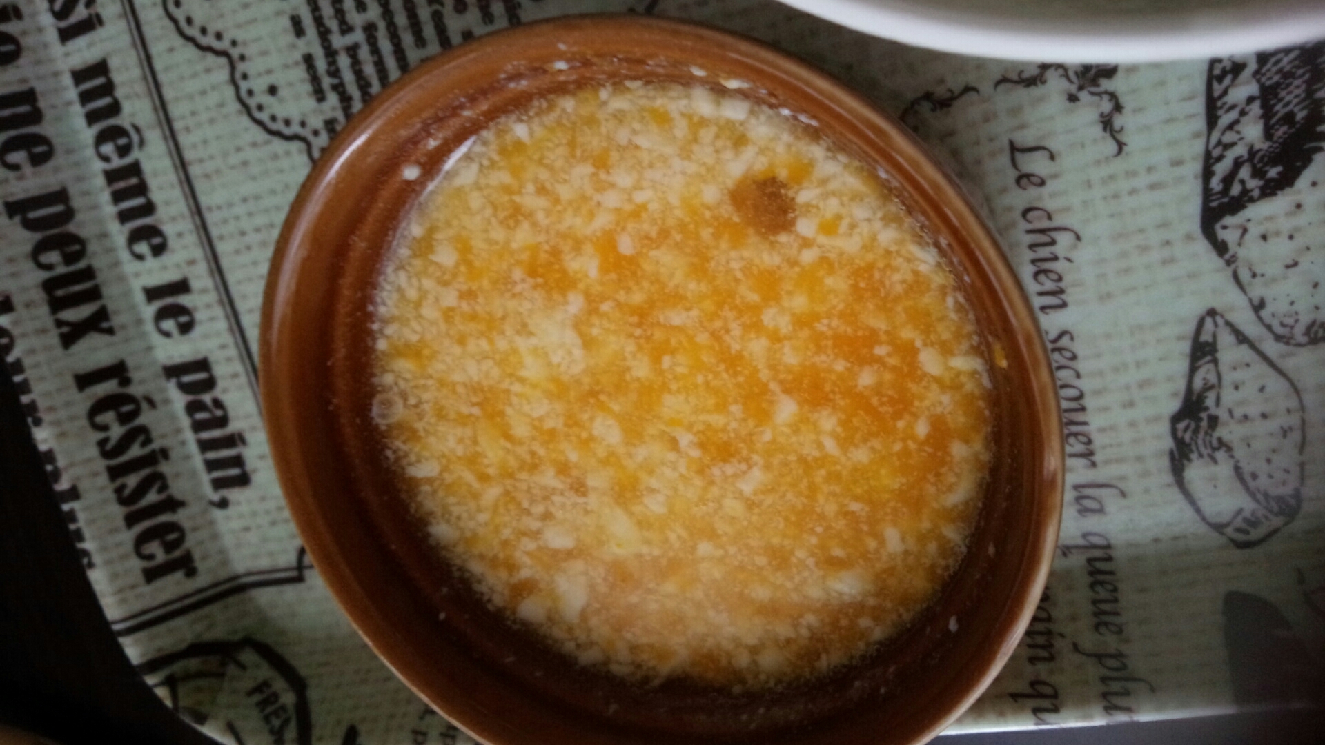 【離乳食中期】かぼちゃと豆腐のスープ