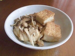 厚揚げときのこのうま煮