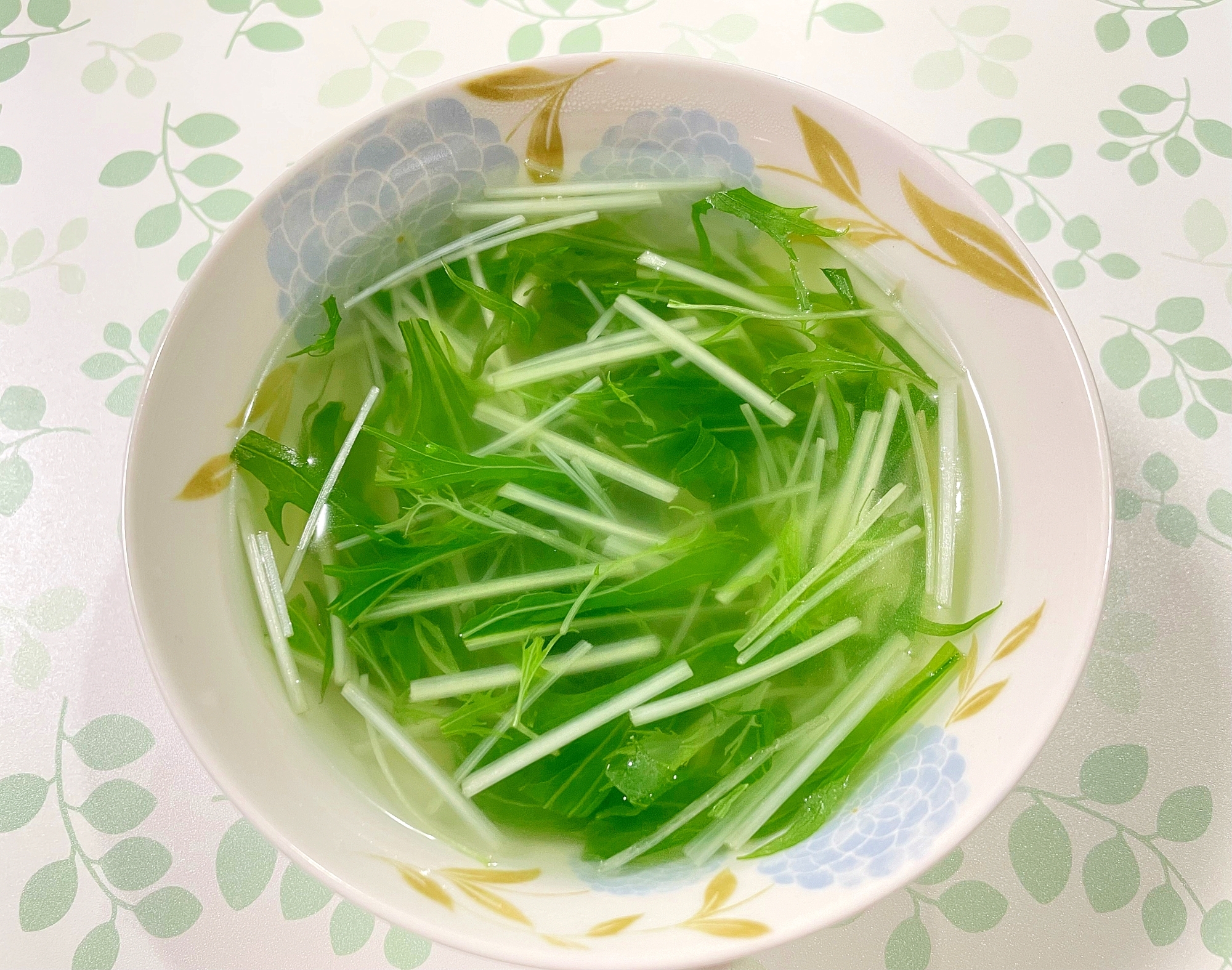 水菜のスープ