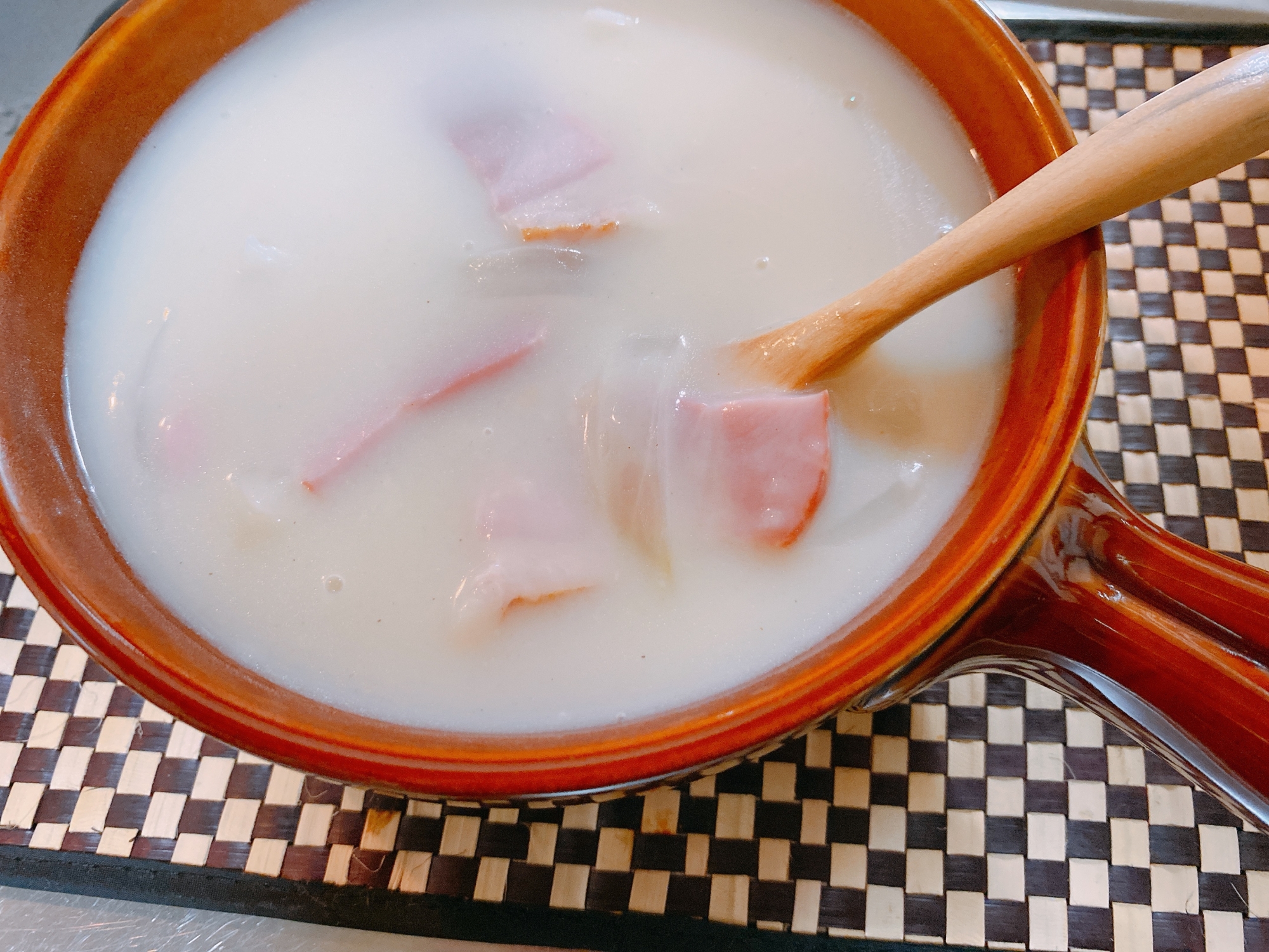 シチューのルーを使って簡単スープ！