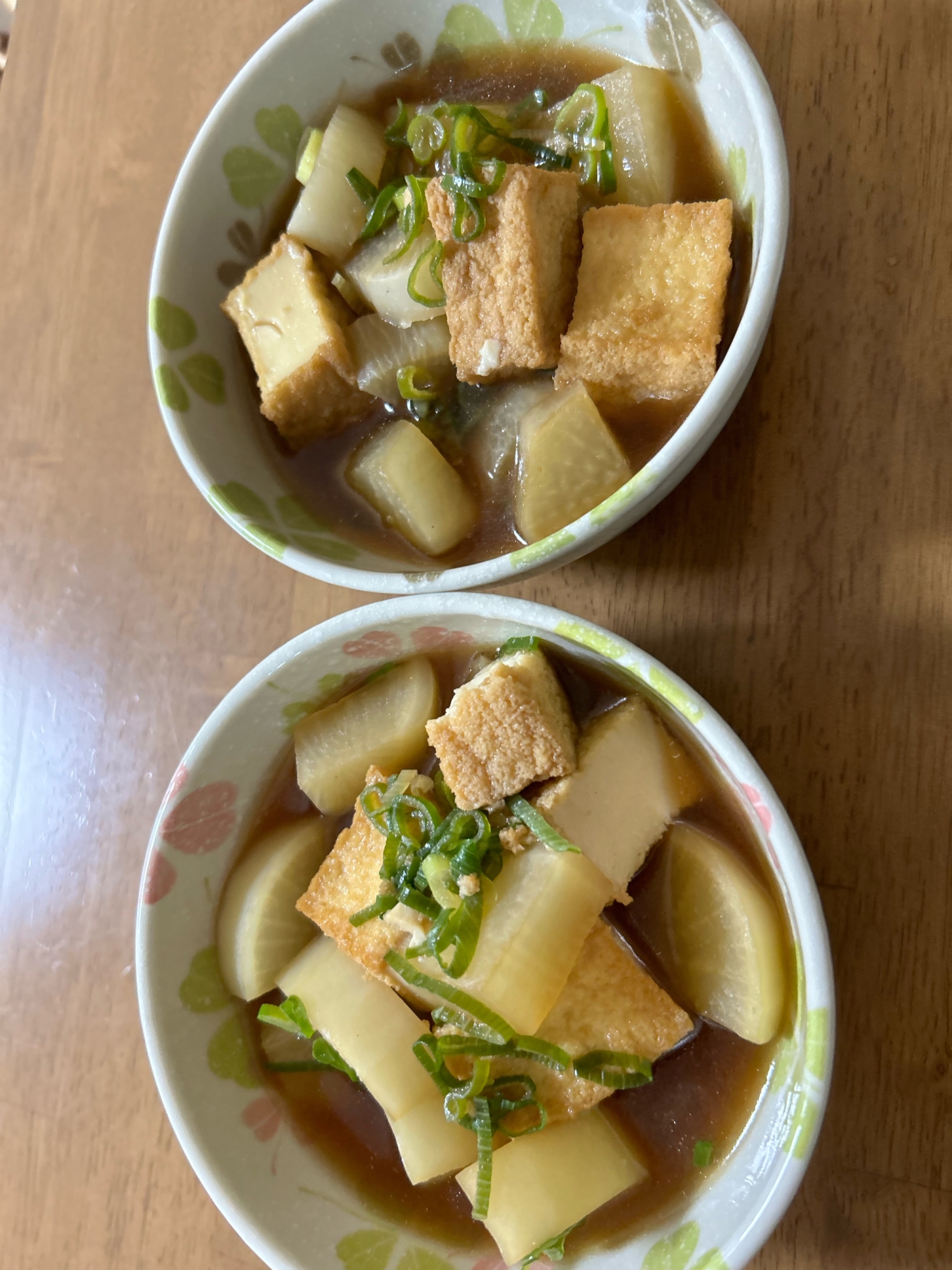 大根と厚揚げの煮物