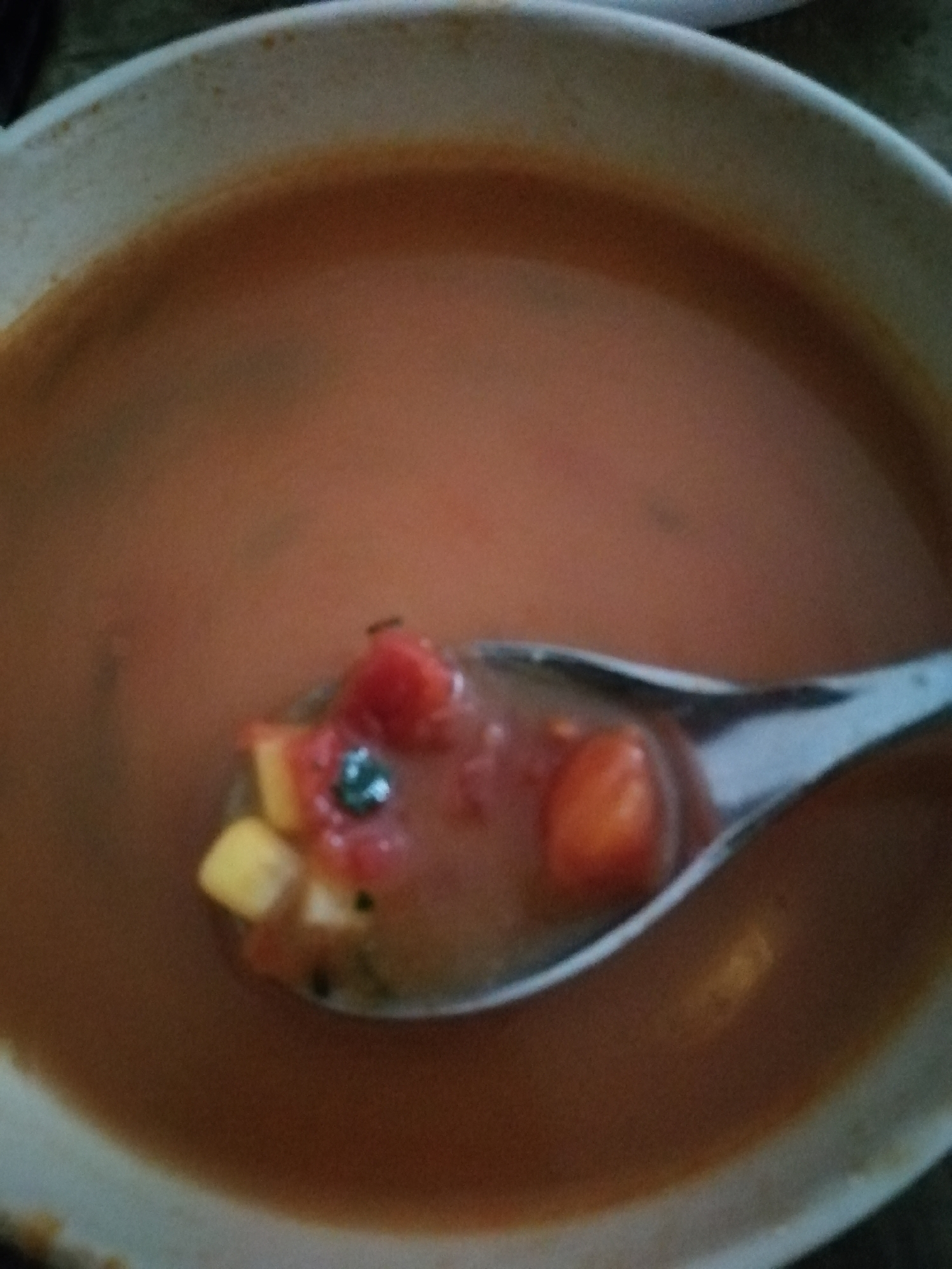 冷製トマト味噌スープ