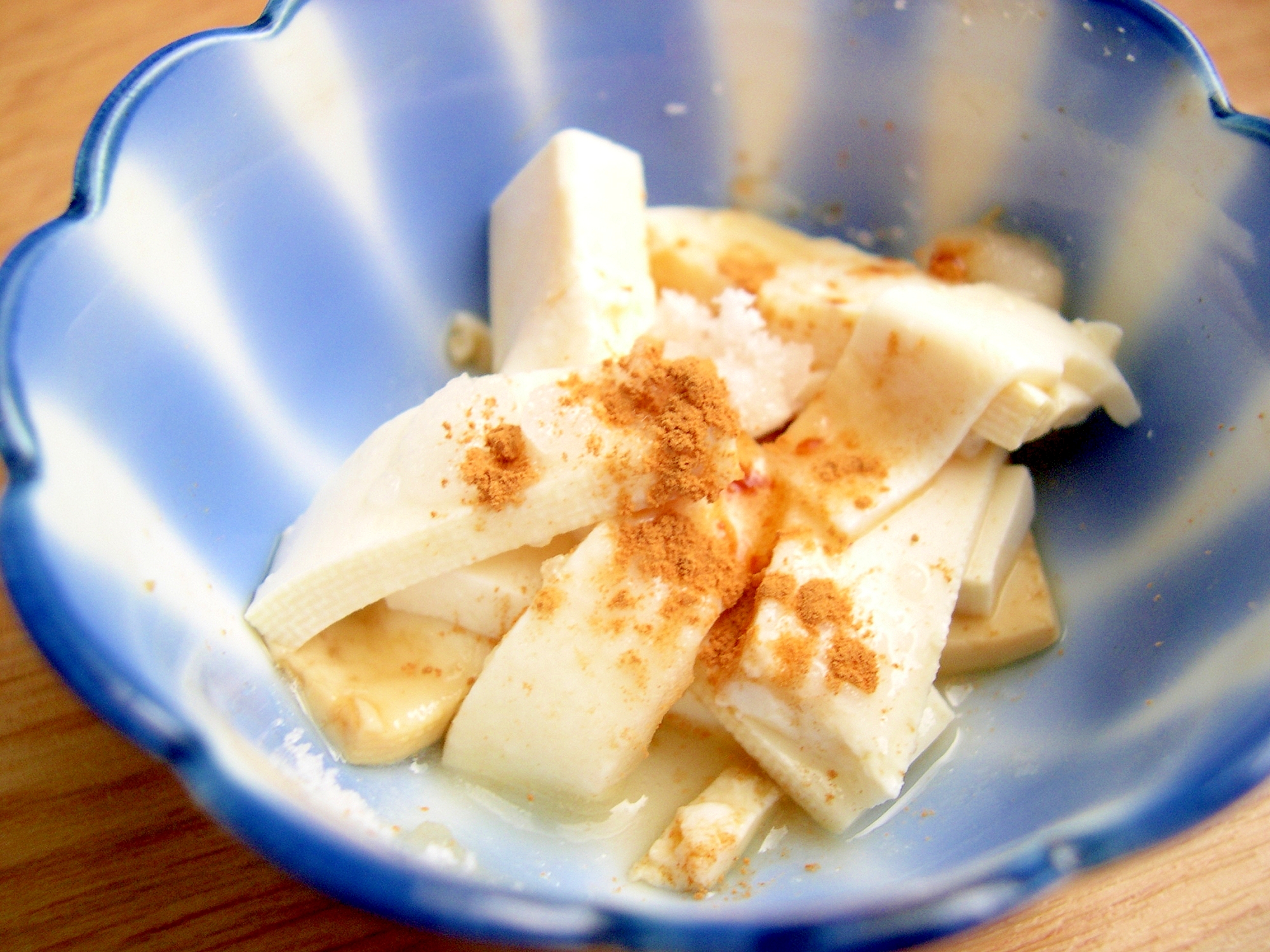 低カロリーおやつ　お豆腐ピーチ風味