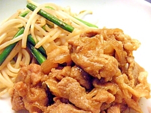 豚肉の甘辛山椒焼き