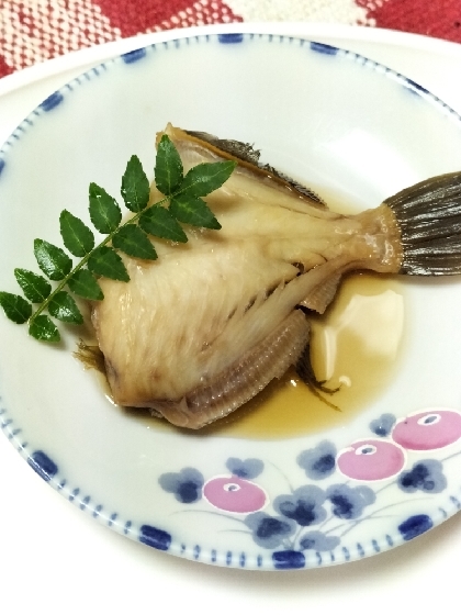 薄味カワハギの煮付け