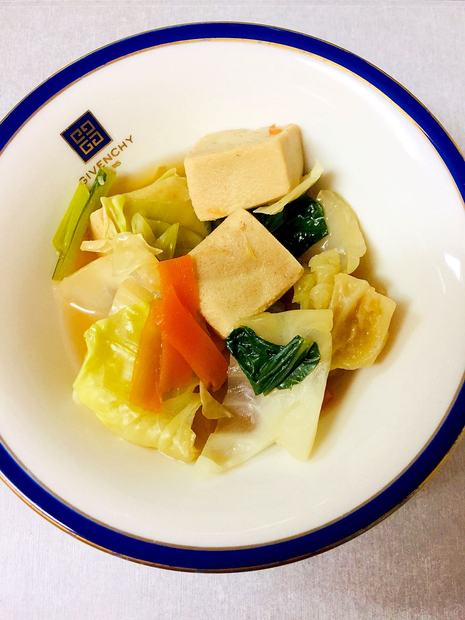 高野豆腐と野菜のあっさり煮