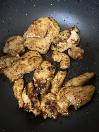 鶏胸肉で簡単♪手羽風揚げない甘辛照焼チキンお弁当に
