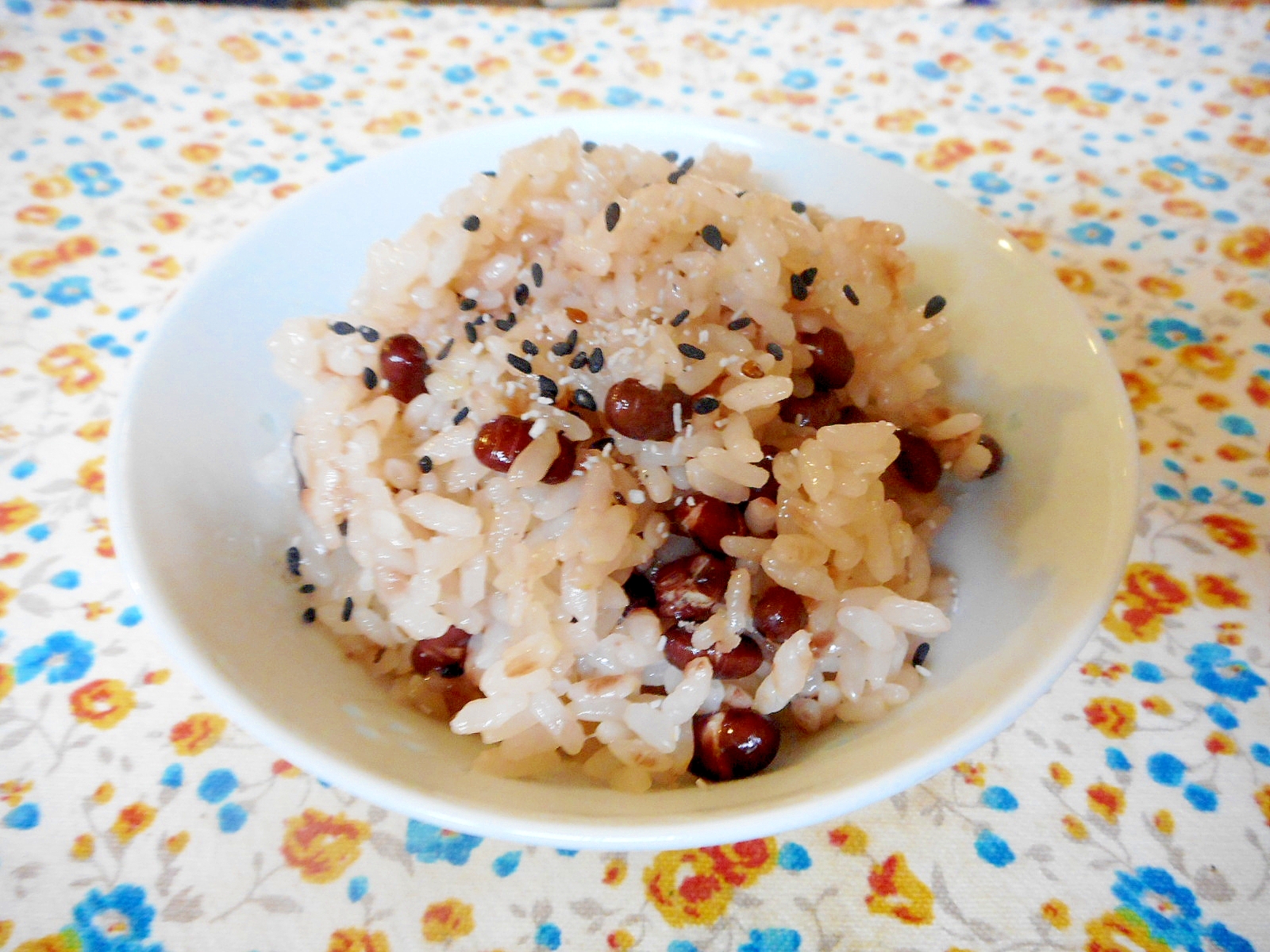 炊飯器でお赤飯