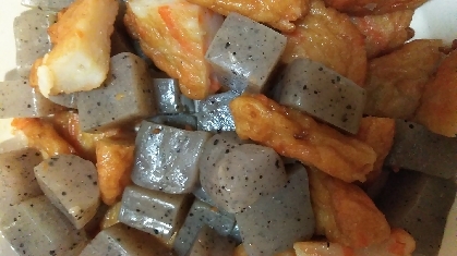 こんにゃくとさつま揚げの煮物 レシピ 作り方 By メリッコ 楽天レシピ