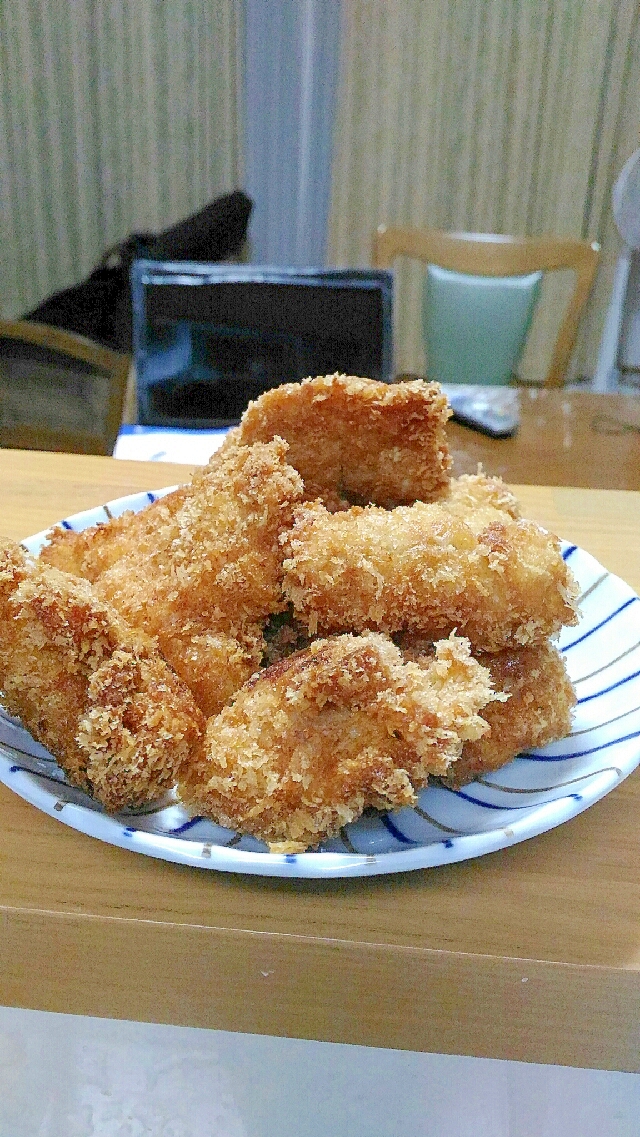 鶏もも肉でジューシーチキンカツ