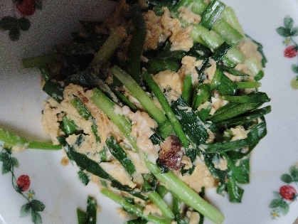 3分で簡単ニラ玉