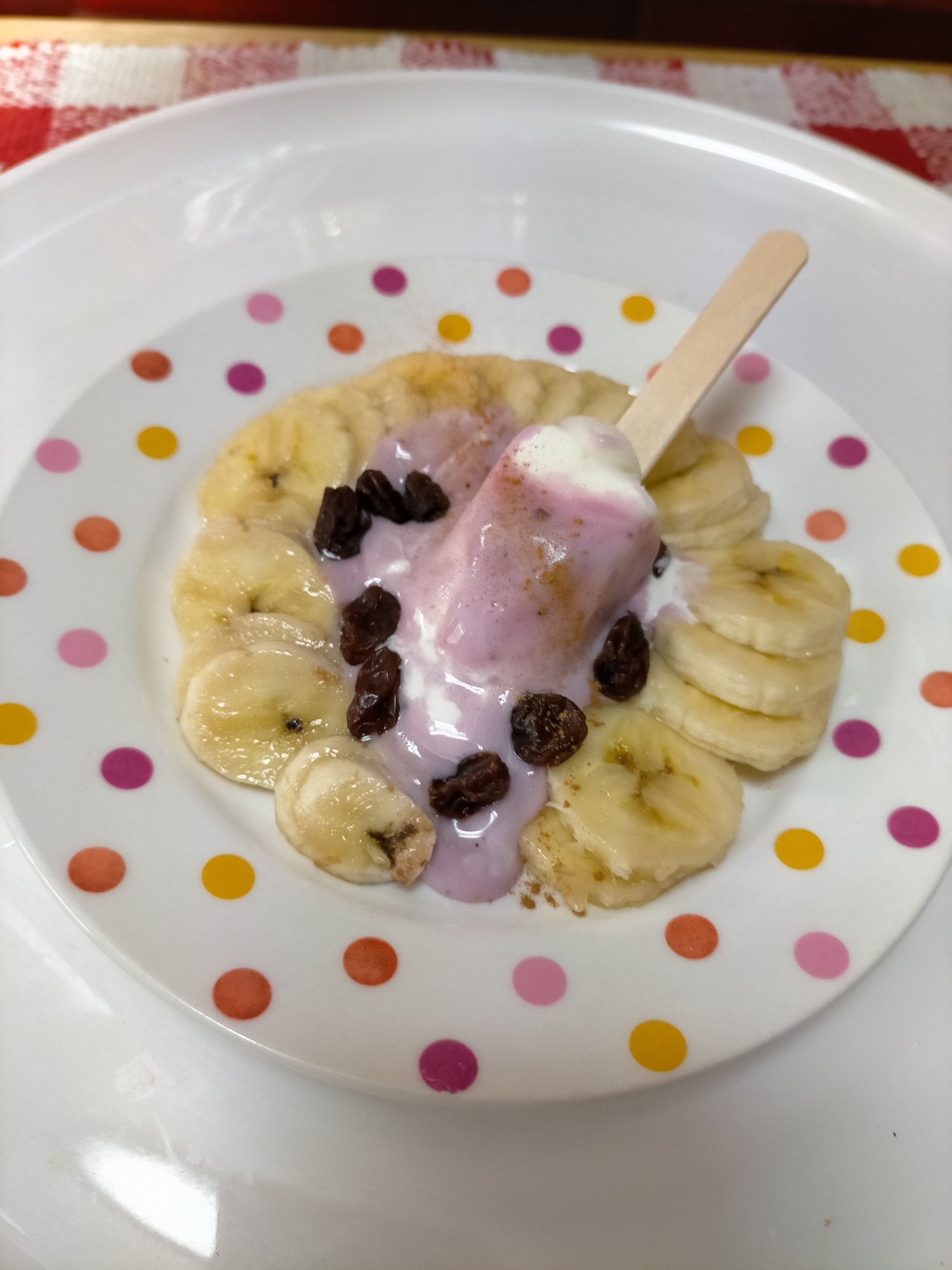 バニラ棒のブルーベリーヨーグルト バナナ レーズン レシピ 作り方 By こってぃさん 楽天レシピ