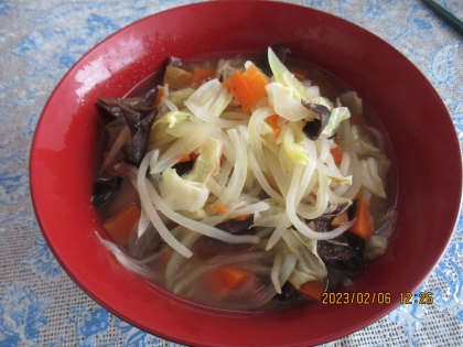 ちゃんぽん風ラーメン