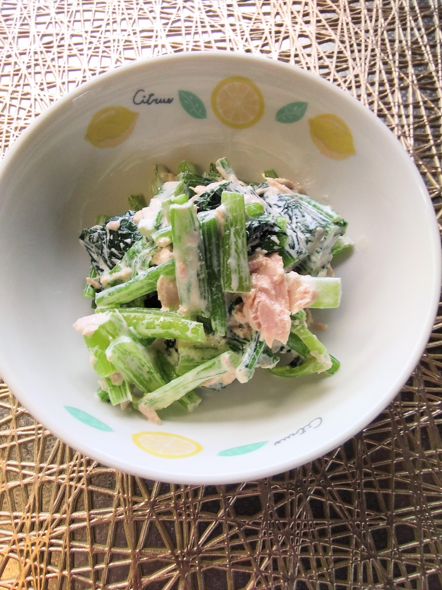 小松菜とツナのマヨネーズ和え☆コマツナマヨ