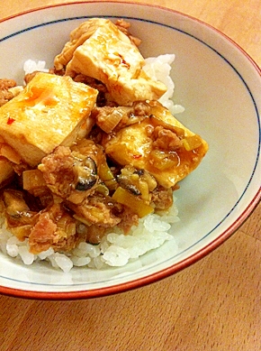 生姜たっぷり味噌味麻婆豆腐