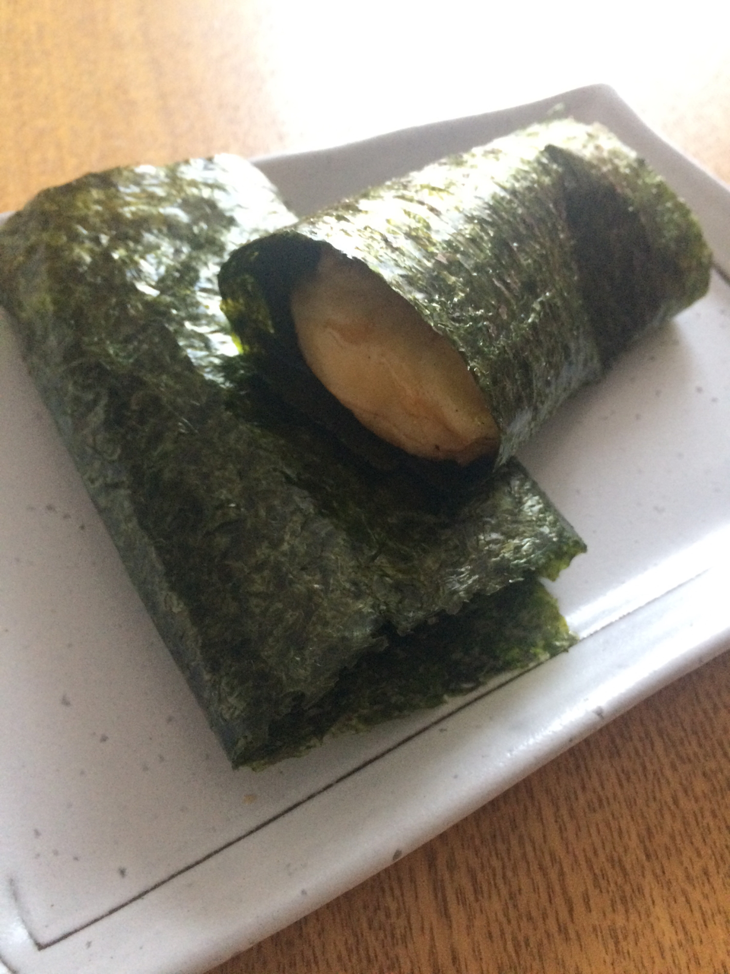 ホットサンドメーカーで焼くお餅♪砂糖醤油味