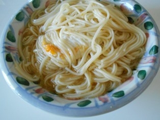 煮麺★暖かいそうめん簡単です