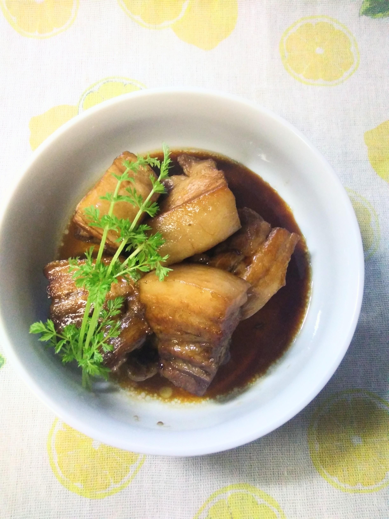 豚の角煮　豚バラブロックで豚バラ角煮