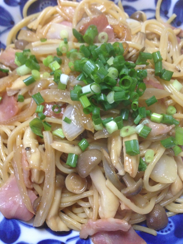 しめじとベーコンの和風パスタ☆