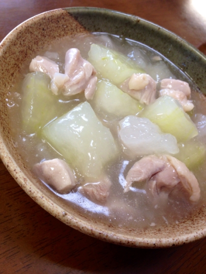 冬瓜と鶏肉の煮物