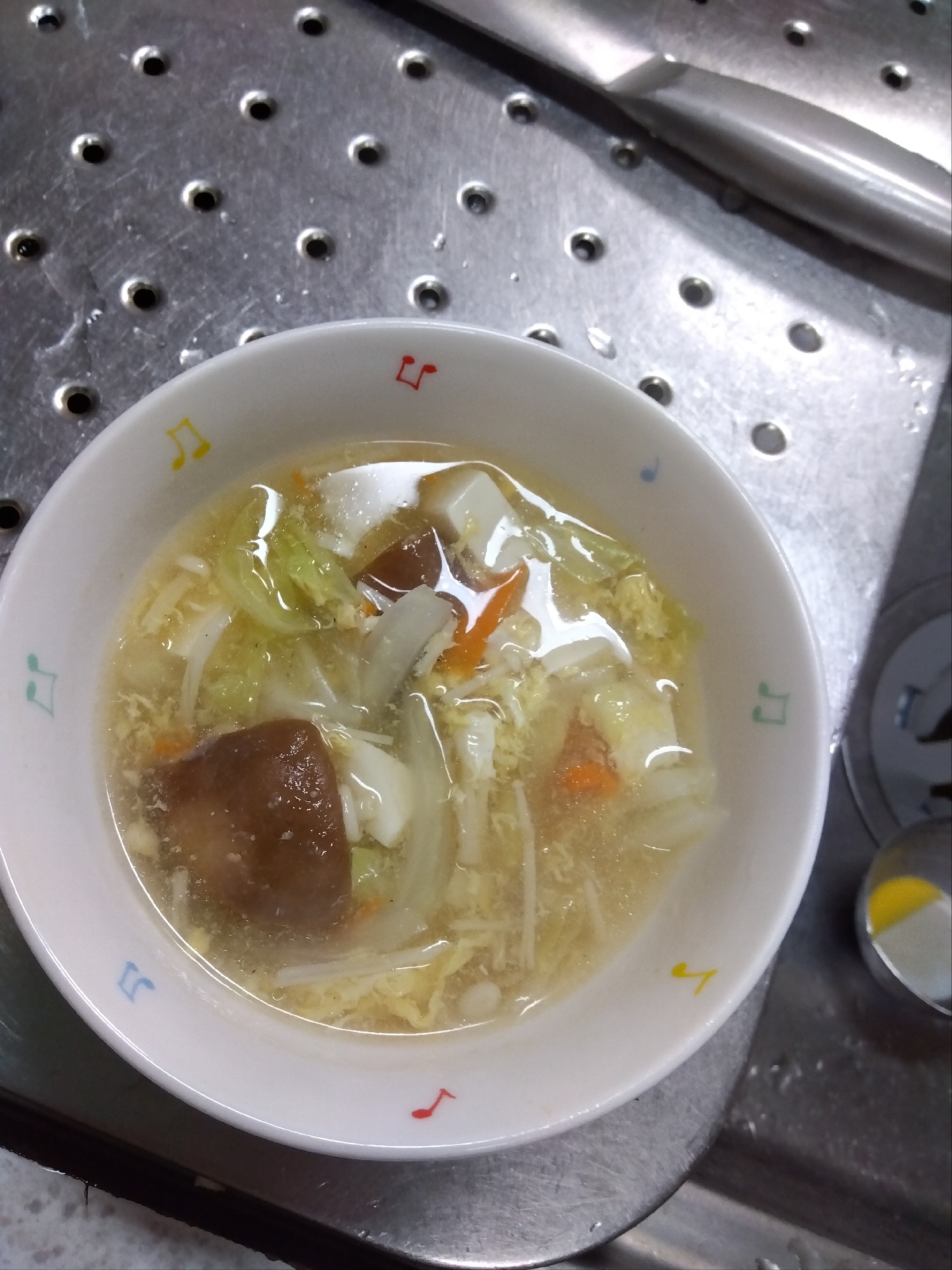 豆腐と「白菜」のサンラータンスープ