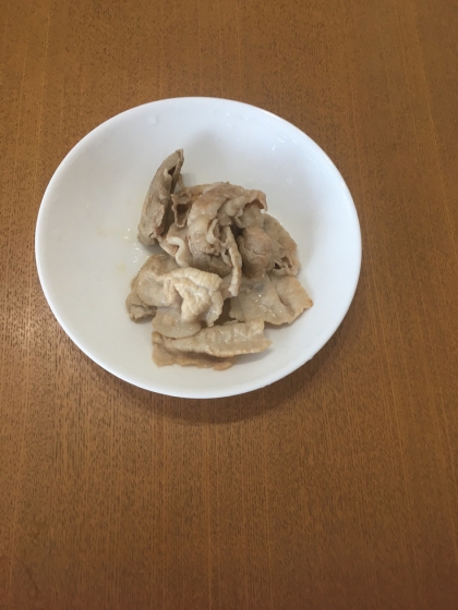 塩麹レモンのあっさり豚肉炒め